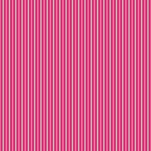 Super narrow stripes, evenly spaced, hot pink, green stripes on a dark pink background