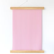 Narrow stripes, evenly spaced, Dark pink and light pink