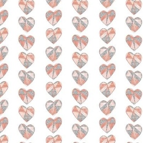 Geometric hearts - 3x3