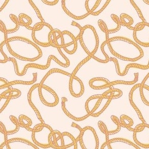 Line Pattern with Coral and Yellow-01