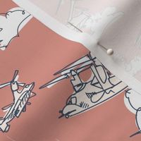 MV-22 Osprey in Coral and Pink-01