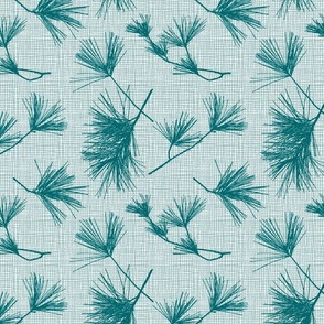 Pines - Turquoise 20x20