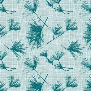 Pines - Turquoise 10x10