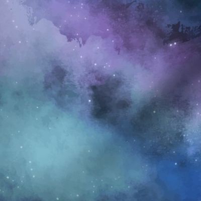 Space Fabric, Galaxy Fabric, Purple, Teal, Dark Blue, Black, Aqua