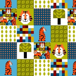 Tiger Cheater Quilt