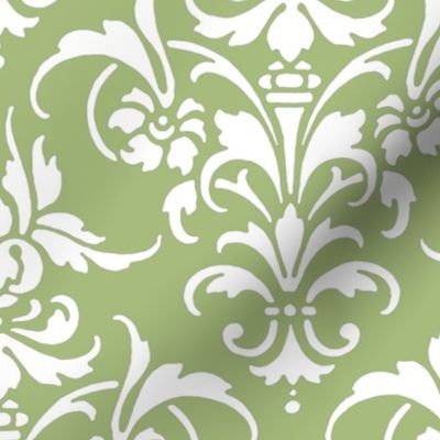 Celadon Damask