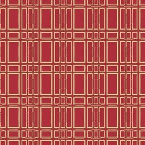 Geranium Red Squares © Gingezel™ 2012