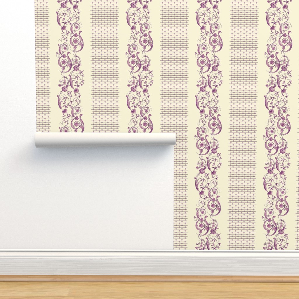 Wildfell Toile Wallpaper | Spoonflower