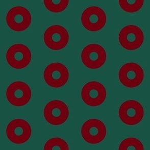 Christmas Donuts 2” Block
