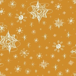 Dancing Snowflakes (Gold)