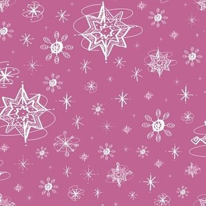 Dancing Snowflakes (Pink)