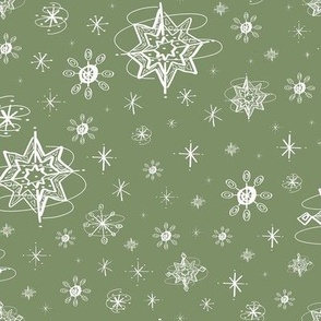 Dancing Snowflakes (Sage)