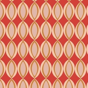 359 - Jumbo large scale modern/wheat seed in autumn fall colors of tangerine and gold - 100 pattern project: for home decor, soft furnishings, kids apparel, gender neutral nursery, bold lampshades, vibrant pillows