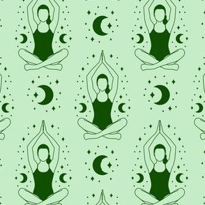 Moon Yogi on Green