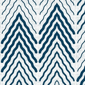 Chevron - abstract winter forest - jumbo