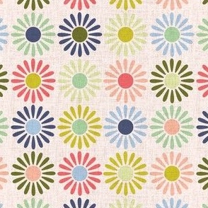 Retro Daisy _Spring Mix SMALL