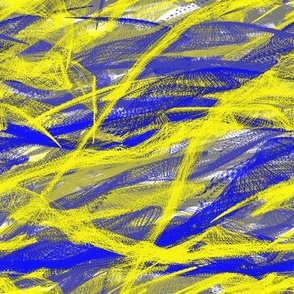 Abstract texture of blue and yellow colors