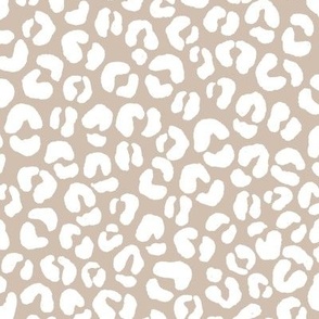 Jaguar Print in Soothing Taupe