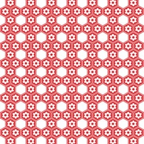 sesshomaru red flower pattern
