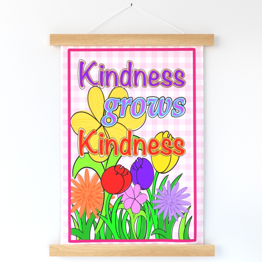 Kindness grows Kindness tea towel 