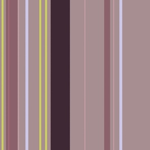 Classic Stripes in burgundy, mauve, lavender, and lime