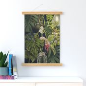 Indoor Garden Wall Hanging with orchids