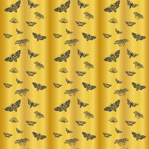 butterfly gold - small