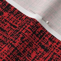 Electric red fabric texture black