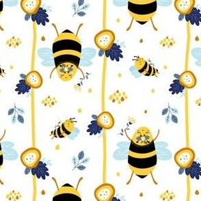Happy Bumble Bees (BEE001)