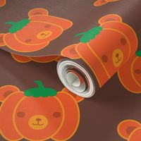 Kawaii Halloween Pumpkin Bear