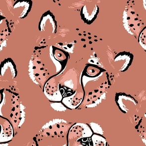 Pink Leopard Cat Masks