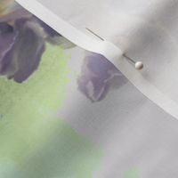 Watercolor Flowers in Purples