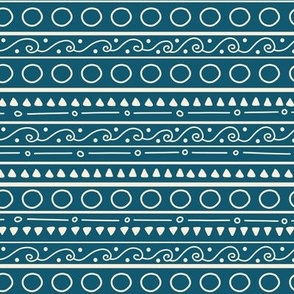 lines - turquoise