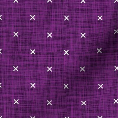 purple linen x