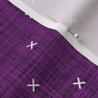 purple linen x