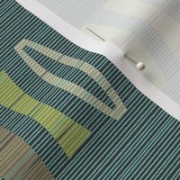 Modernist Stripes Teal