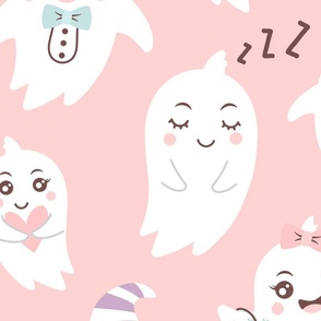 Pink Halloween Ghost Party