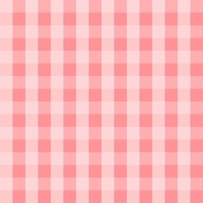 Large Pink Valentine Gingham (.5”)