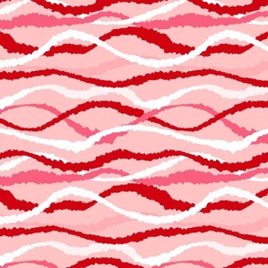 Valentine Ribbons in pink red and white