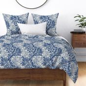 William Morris Marigold Blue Large Scale