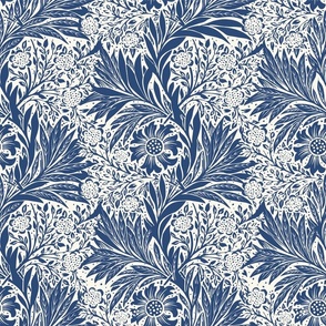 William Morris Vintage Floral Blue- Medium Scale