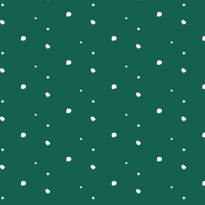 snowfall dark green