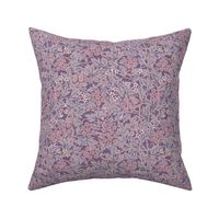 William Morris Jasmine Vintage Mauve Fabric - Medium Scale