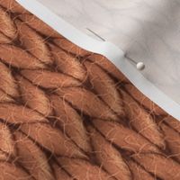 Terracotta solid knit large Wallpaper
