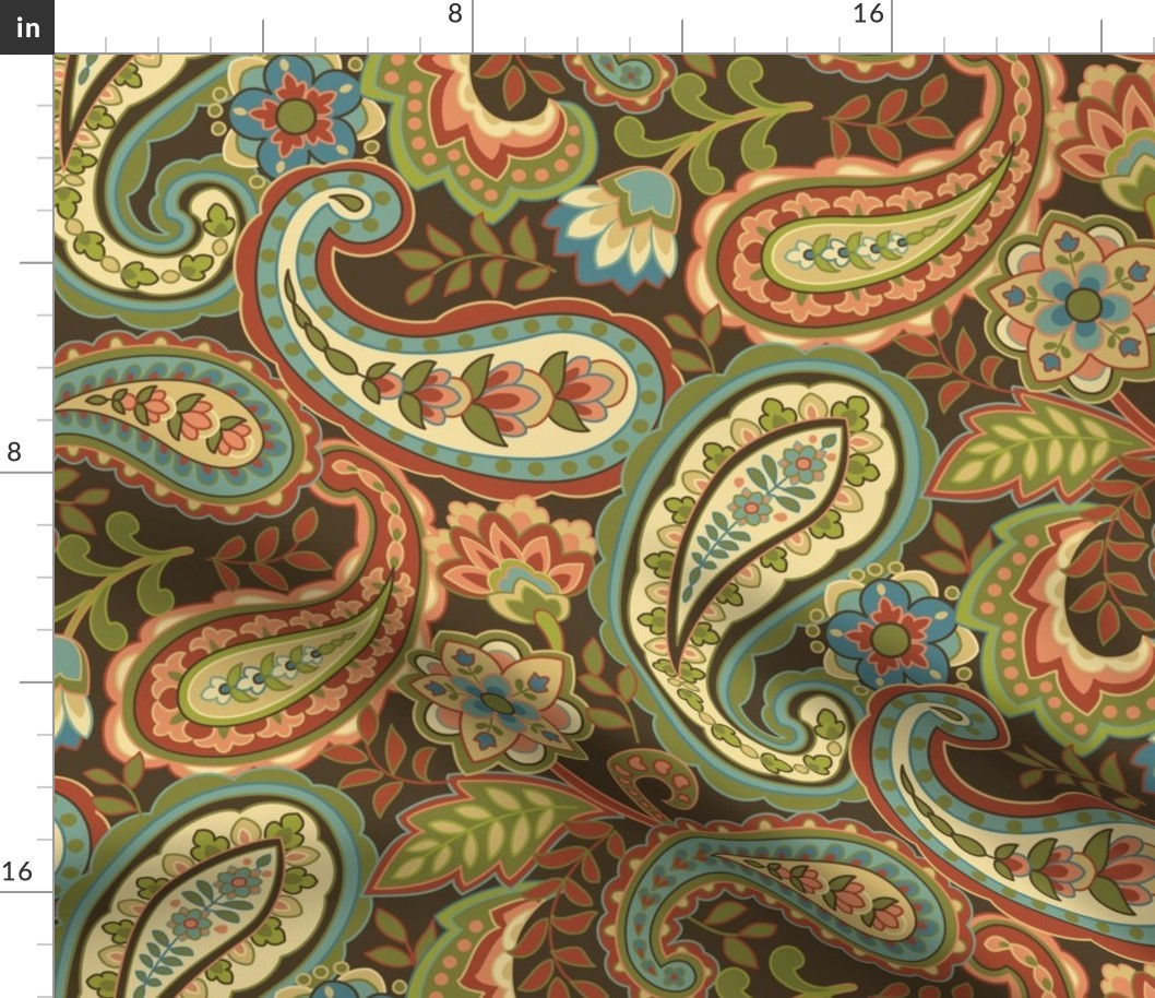 Organic Paisley Large