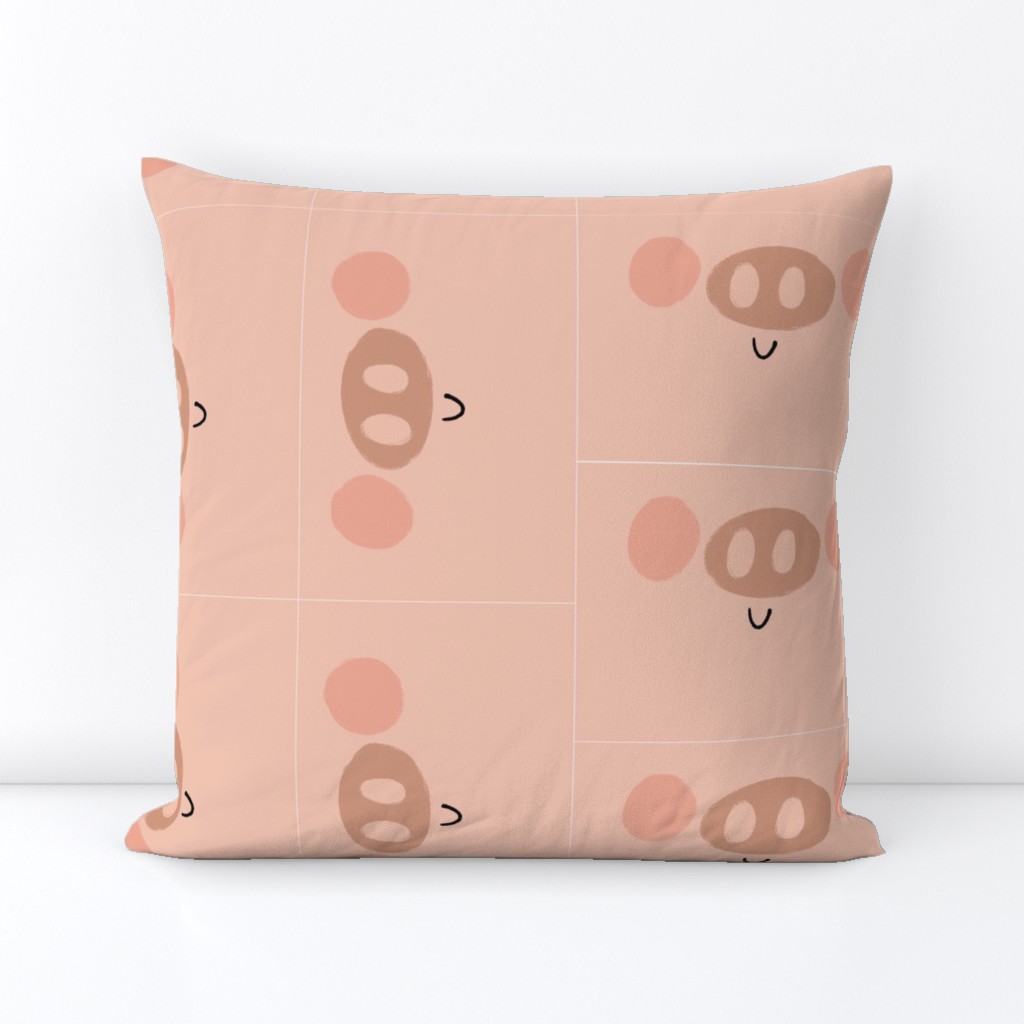 Just Pigs Face Mask Fabric