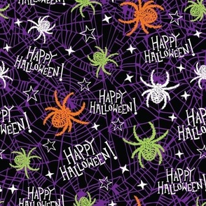 Happy Halloween Spiders