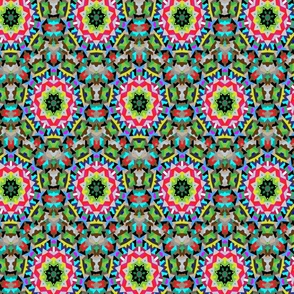 Kaleidoscope Mandala Bold Colors