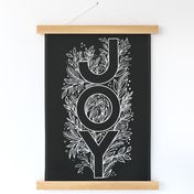 JOY in chalk (black)