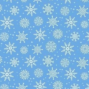 Snowflake Fun - Light Blue // Small